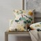 Yellow Green Stain Resistant Performance Floral Novelty Botanical Print Upholstery Fabric by The Yard - SKU: Chopin Sage